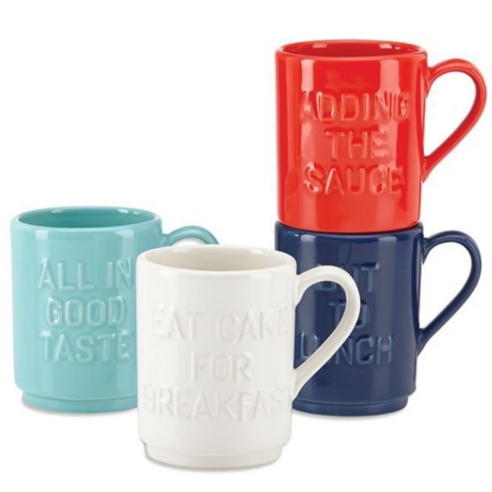 Kate Spade Mug Set All in Good Taste